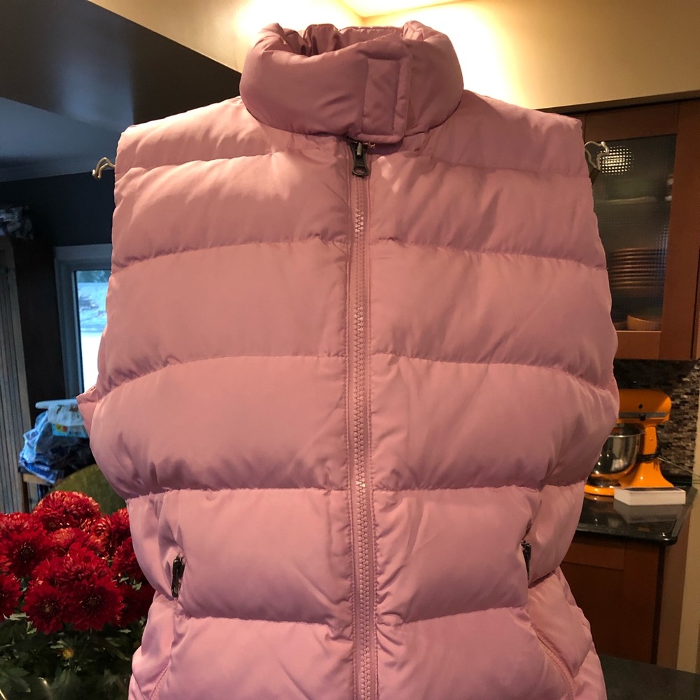 American Eagle Down Filled Pink Puffer Vest XL